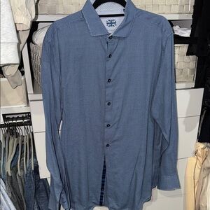 Classic Blue Button-Down Shirt